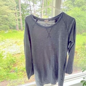 Blueish/ Purplish /grey Merona Fleece dress/tunic. Size S/P EUC